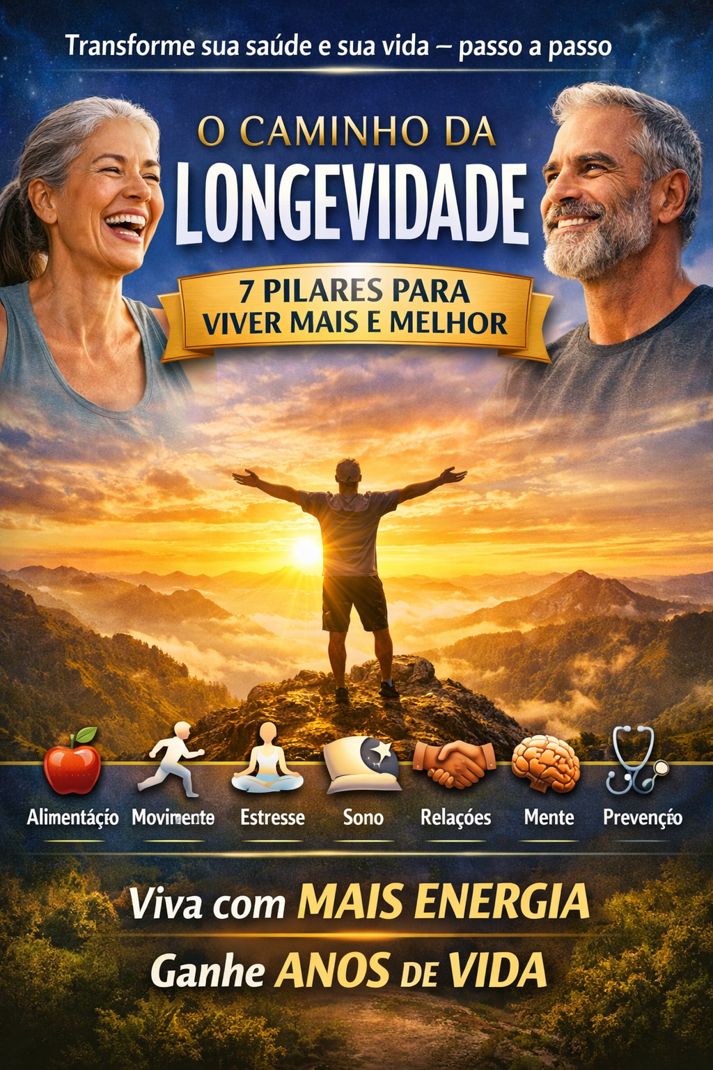 O Caminho da Longevidade para hábitos saudáveis e bem-estar
